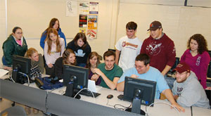 Students in Bloomsburg U. course