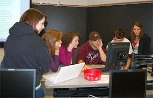 Students in Bloomsburg U. course